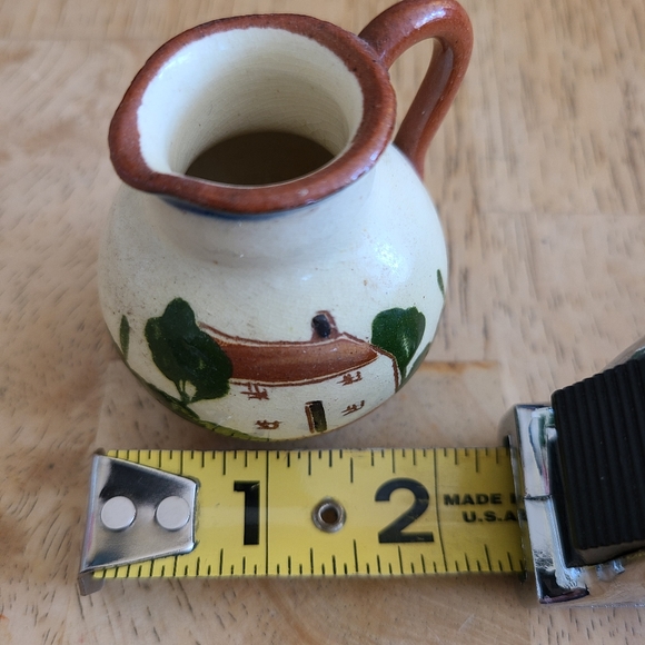 Vintage Miniature Creamer Motto Ware Watcombe Pottery, Torquay "Smile It Pays" - Picture 3 of 11